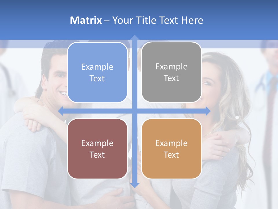Family And Doctors PowerPoint Template
