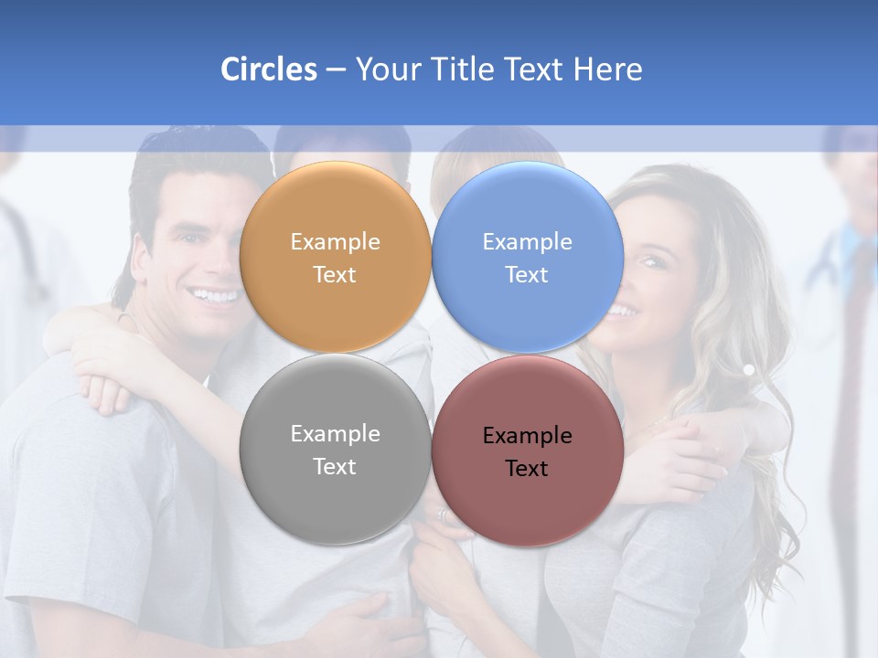 Family And Doctors PowerPoint Template