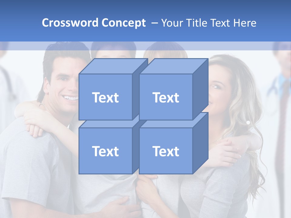 Family And Doctors PowerPoint Template