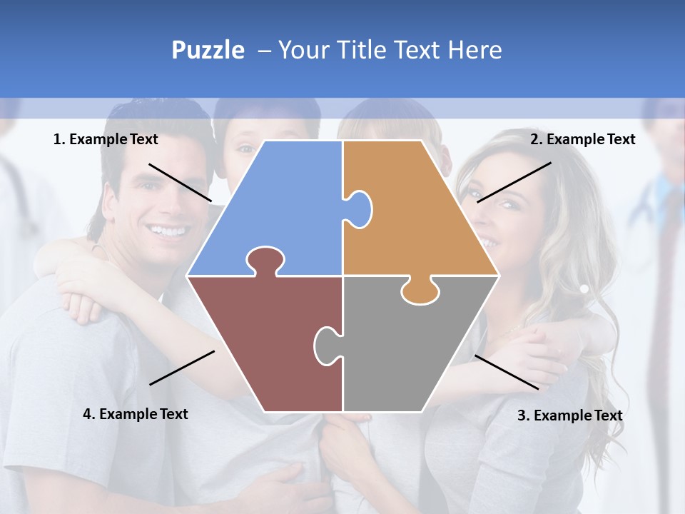 Family And Doctors PowerPoint Template