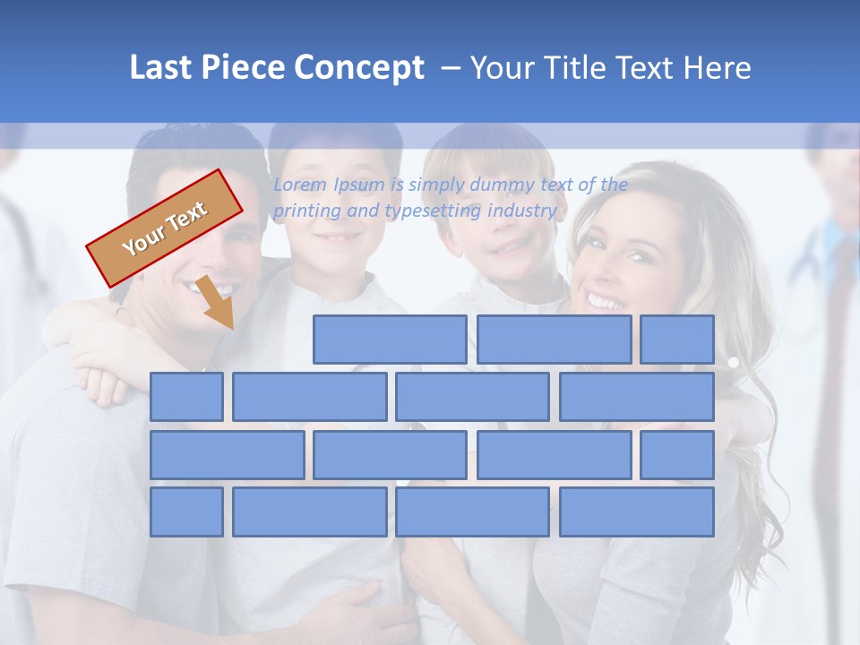 Family And Doctors PowerPoint Template