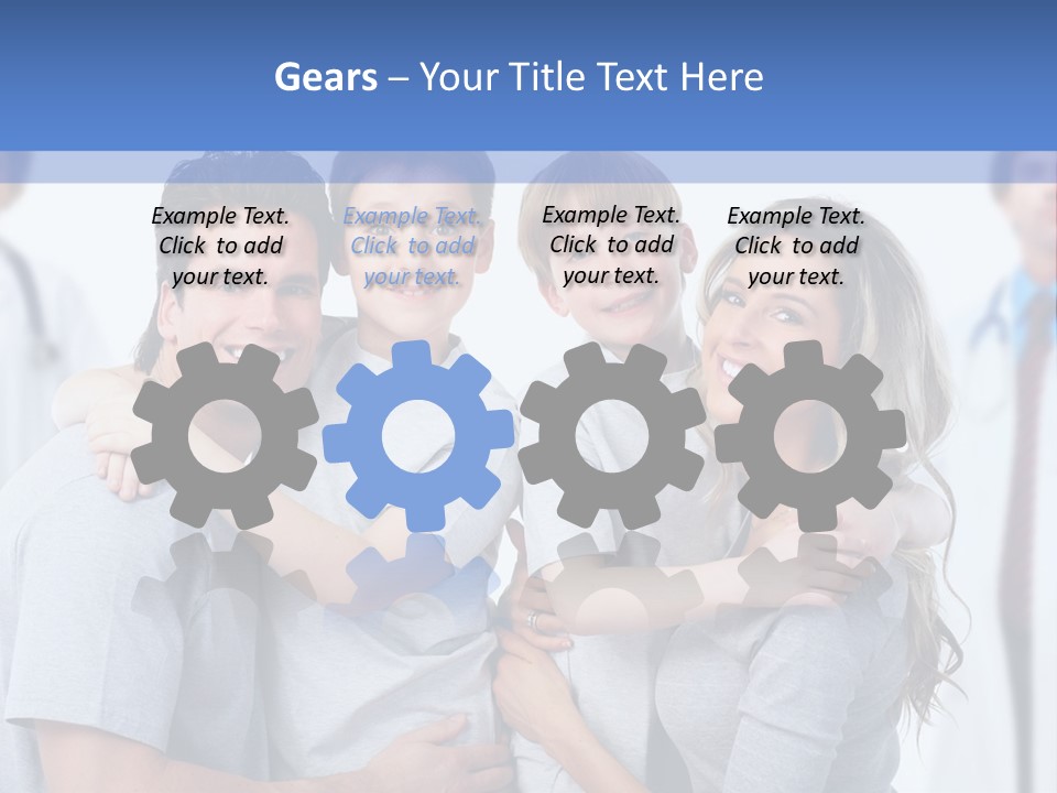 Family And Doctors PowerPoint Template