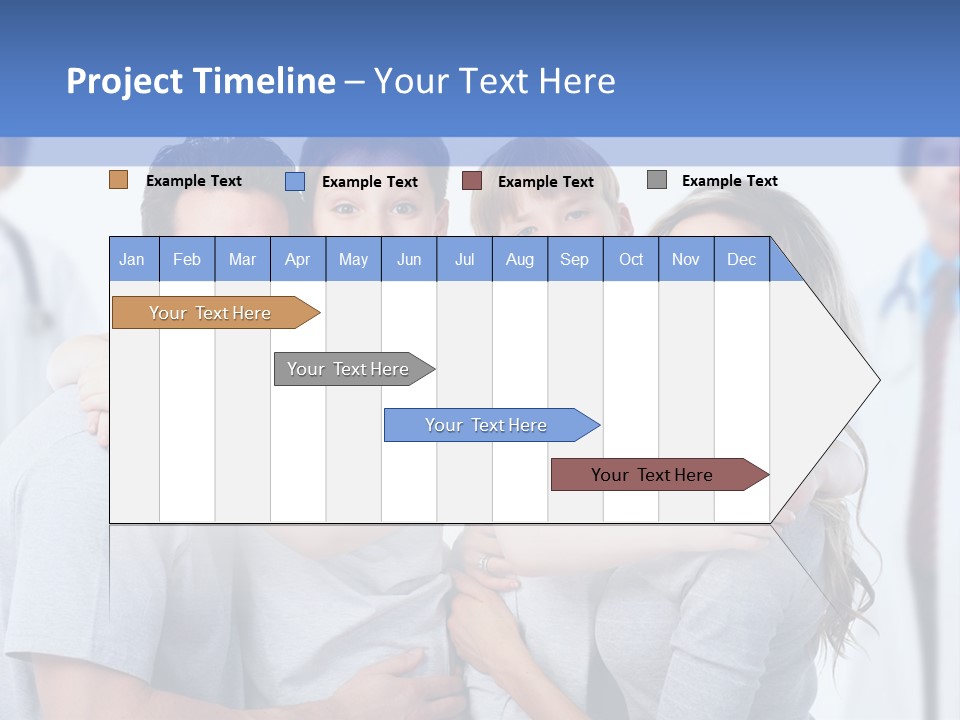 Family And Doctors PowerPoint Template
