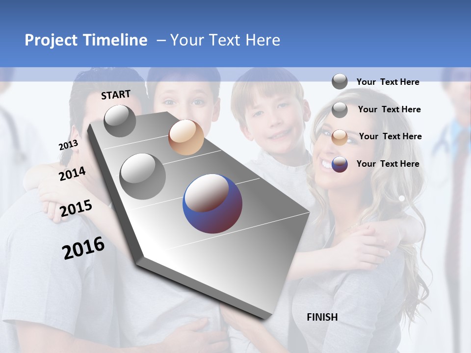 Family And Doctors PowerPoint Template