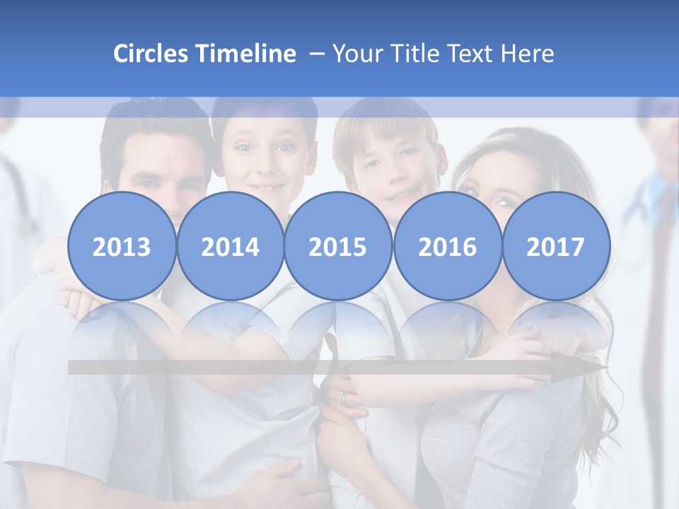 Family And Doctors PowerPoint Template