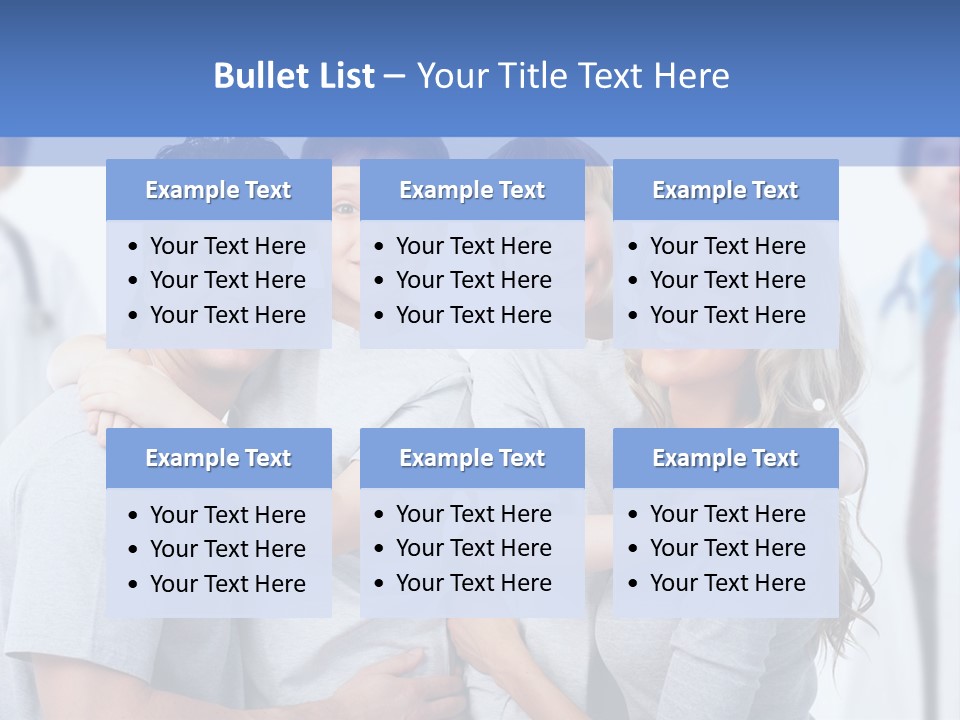 Family And Doctors PowerPoint Template