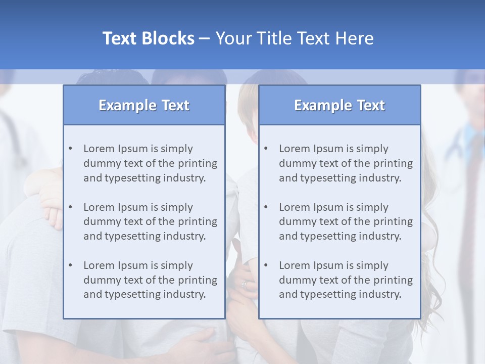 Family And Doctors PowerPoint Template