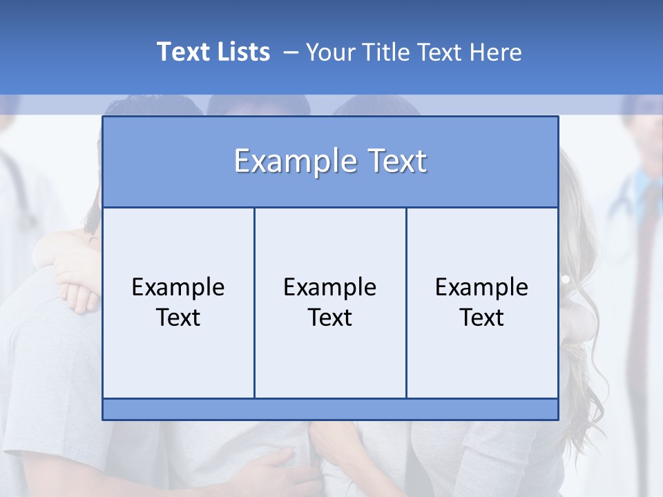 Family And Doctors PowerPoint Template