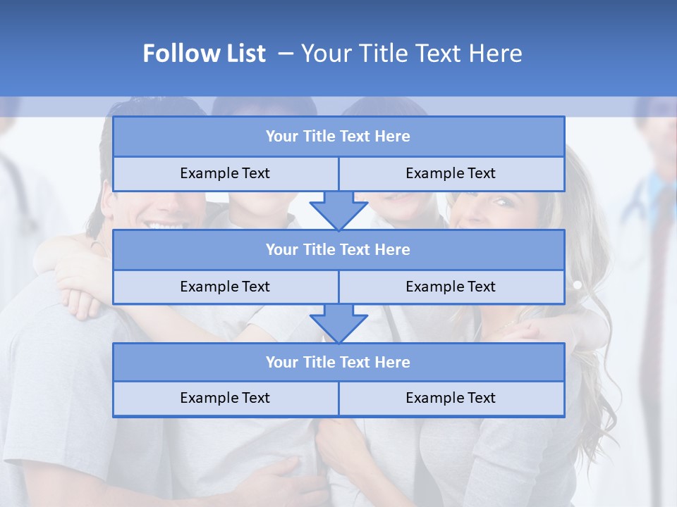 Family And Doctors PowerPoint Template