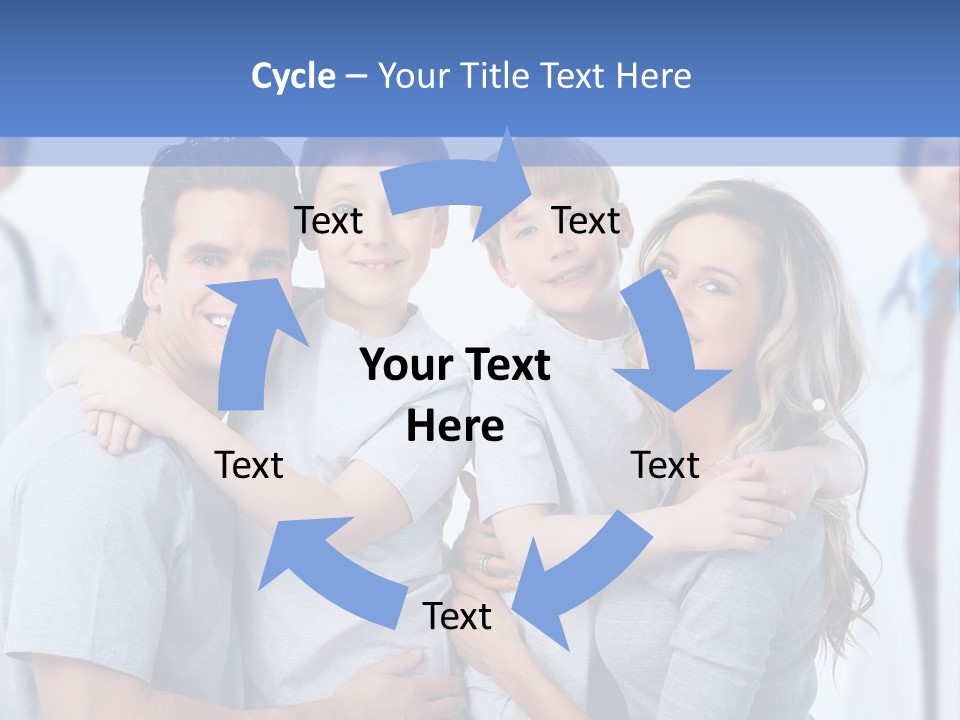 Family And Doctors PowerPoint Template