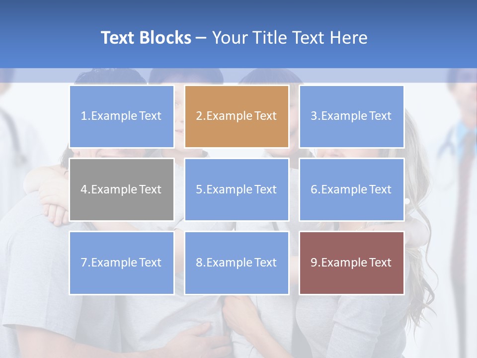 Family And Doctors PowerPoint Template