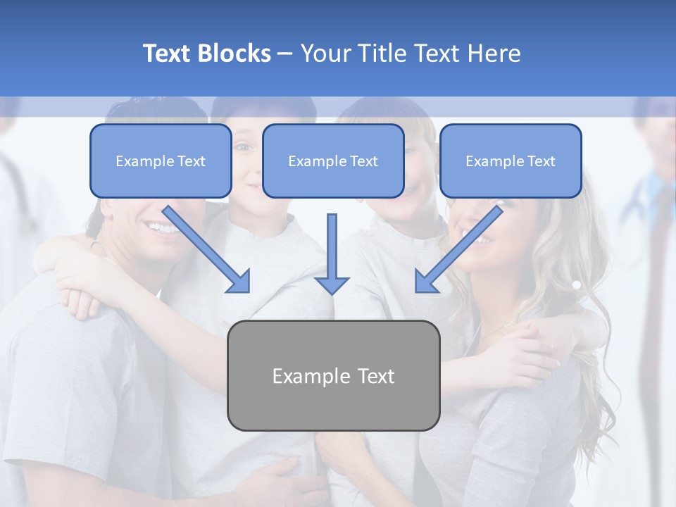 Family And Doctors PowerPoint Template