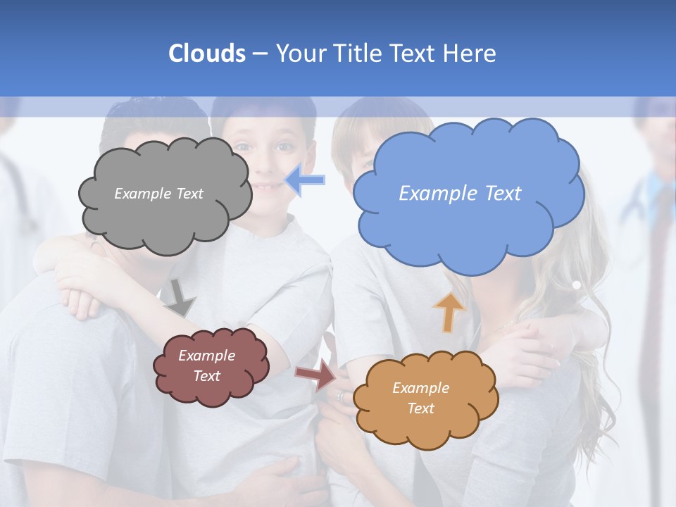Family And Doctors PowerPoint Template