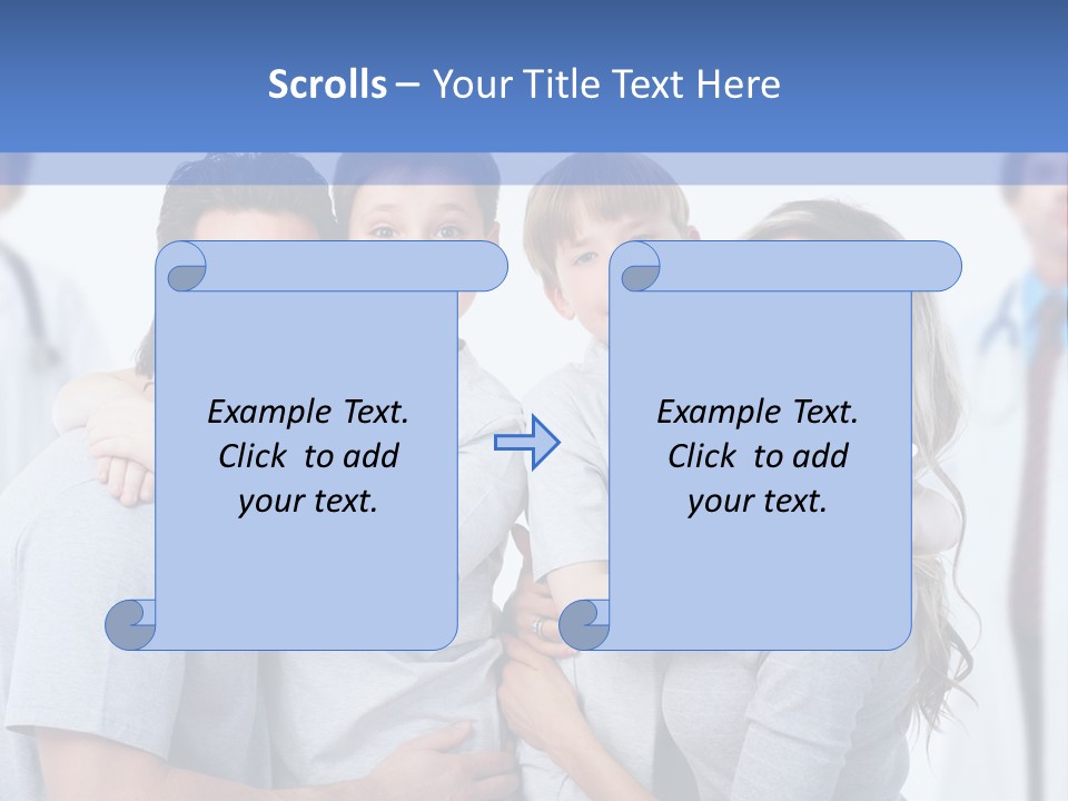 Family And Doctors PowerPoint Template
