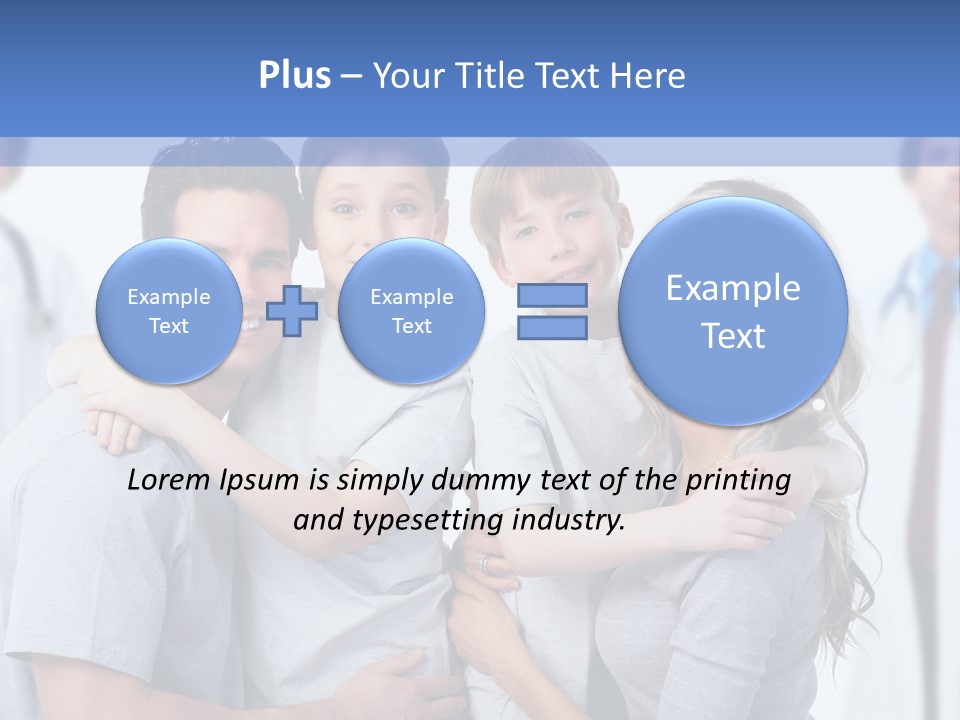 Family And Doctors PowerPoint Template