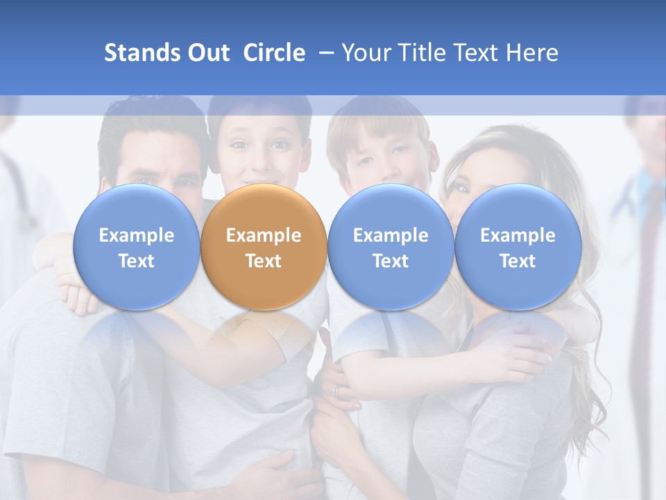 Family And Doctors PowerPoint Template