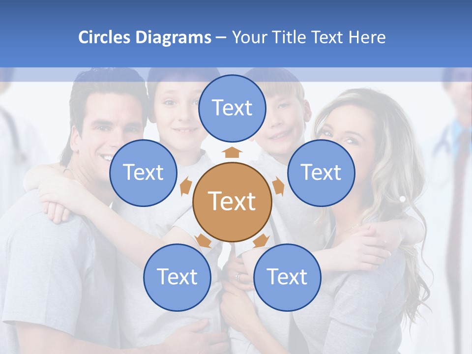 Family And Doctors PowerPoint Template