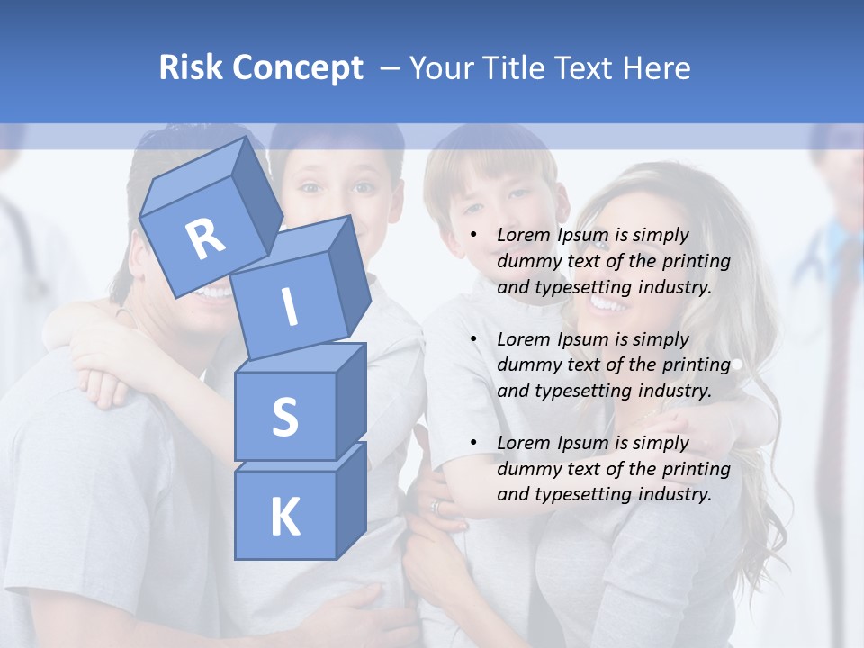 Family And Doctors PowerPoint Template