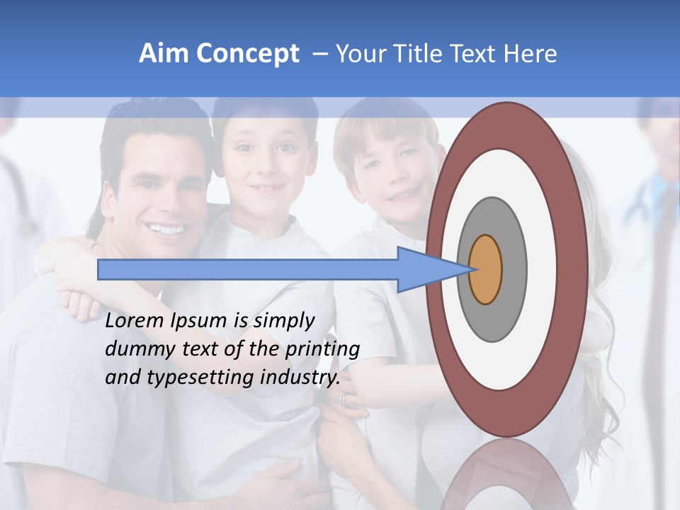 Family And Doctors PowerPoint Template