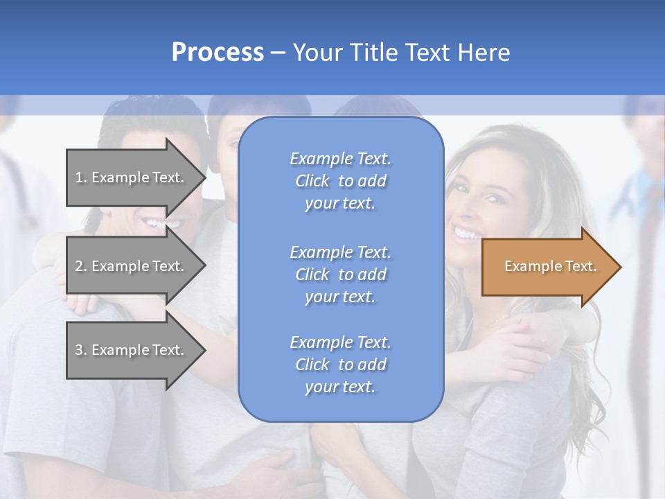 Family And Doctors PowerPoint Template