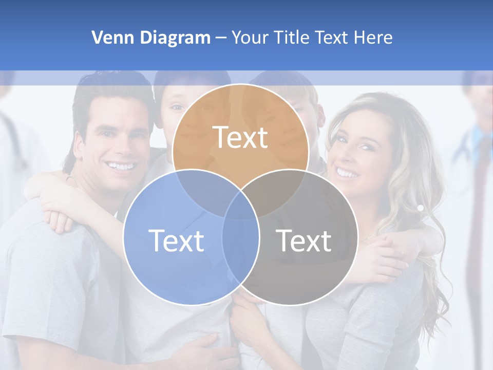 Family And Doctors PowerPoint Template