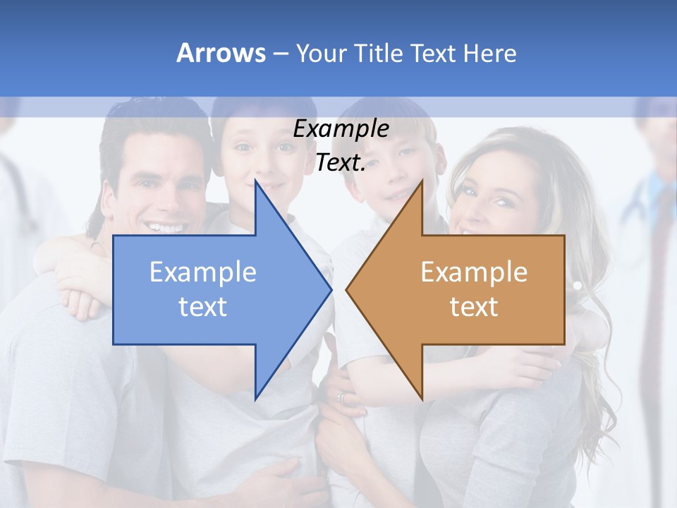 Family And Doctors PowerPoint Template