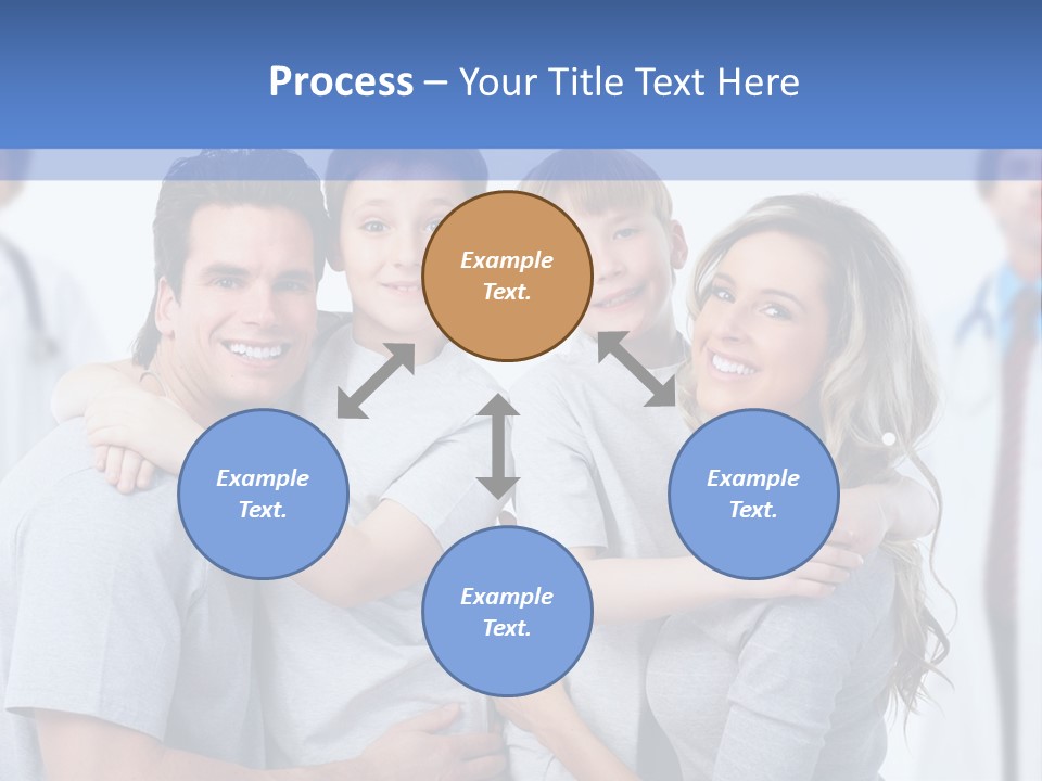 Family And Doctors PowerPoint Template