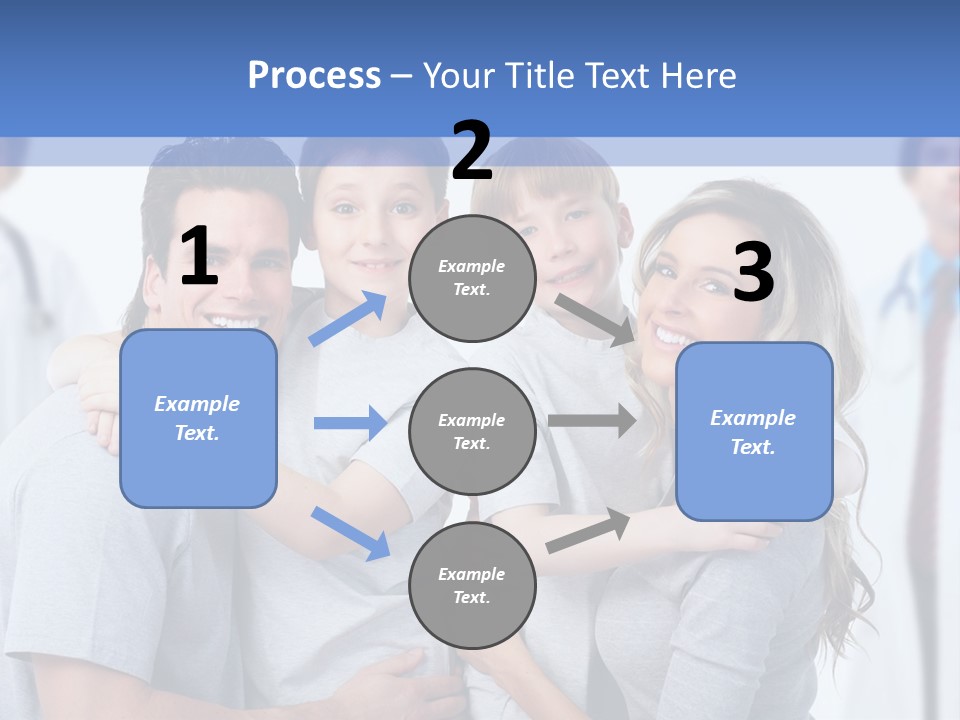 Family And Doctors PowerPoint Template