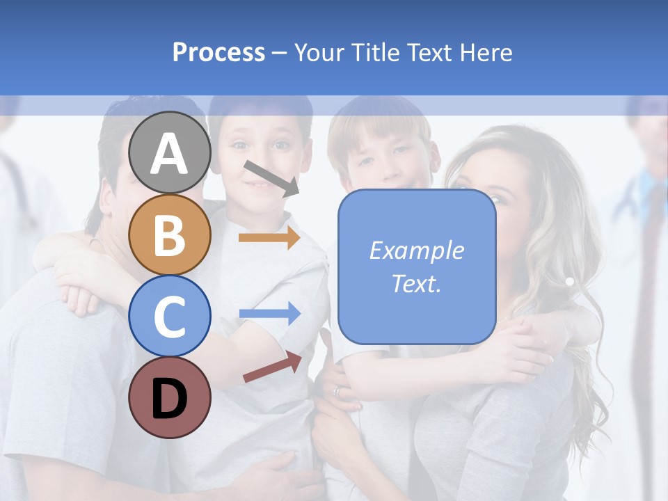 Family And Doctors PowerPoint Template