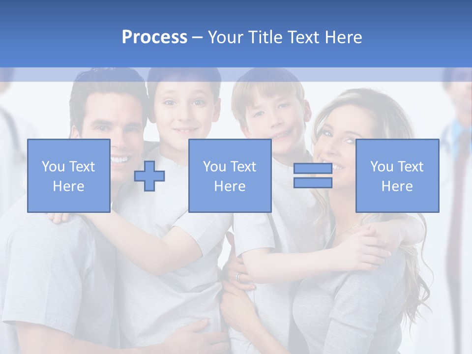 Family And Doctors PowerPoint Template