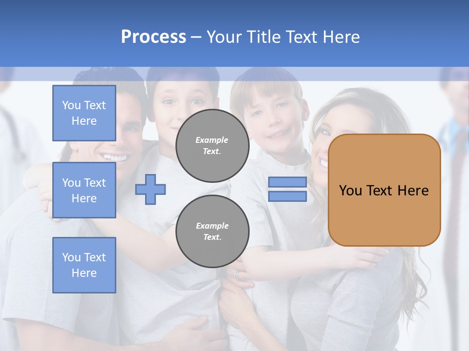 Family And Doctors PowerPoint Template