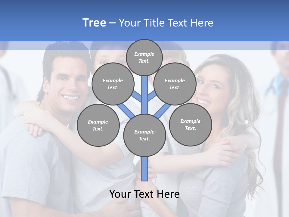 Family And Doctors PowerPoint Template