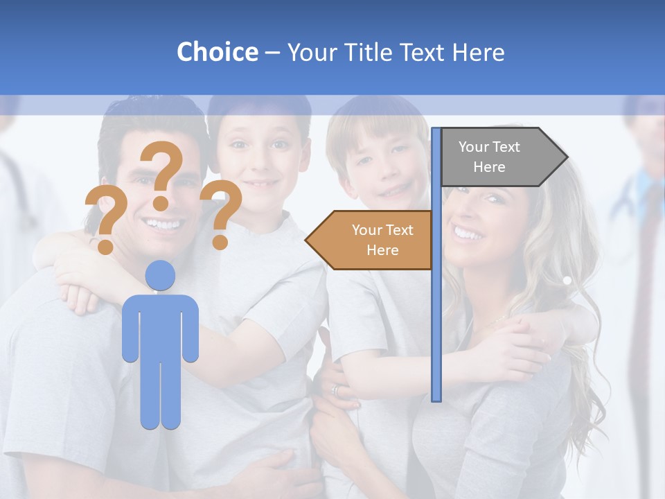 Family And Doctors PowerPoint Template