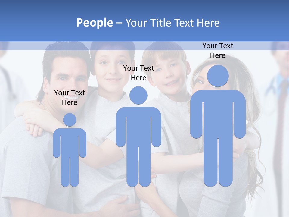 Family And Doctors PowerPoint Template