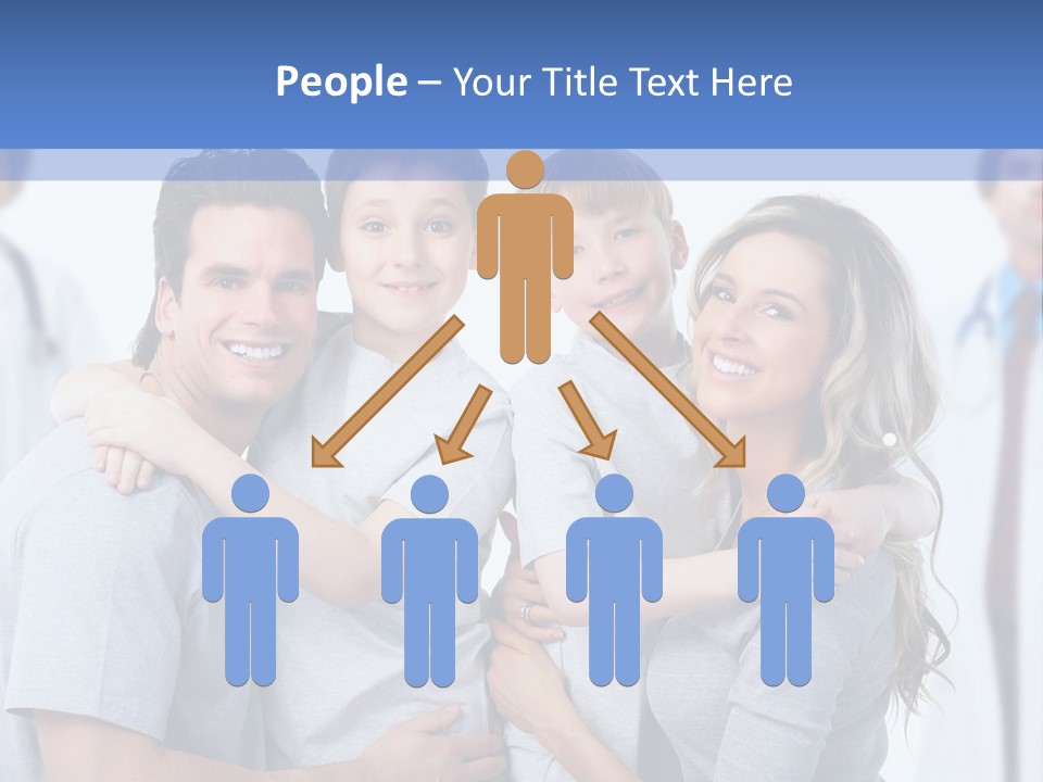 Family And Doctors PowerPoint Template