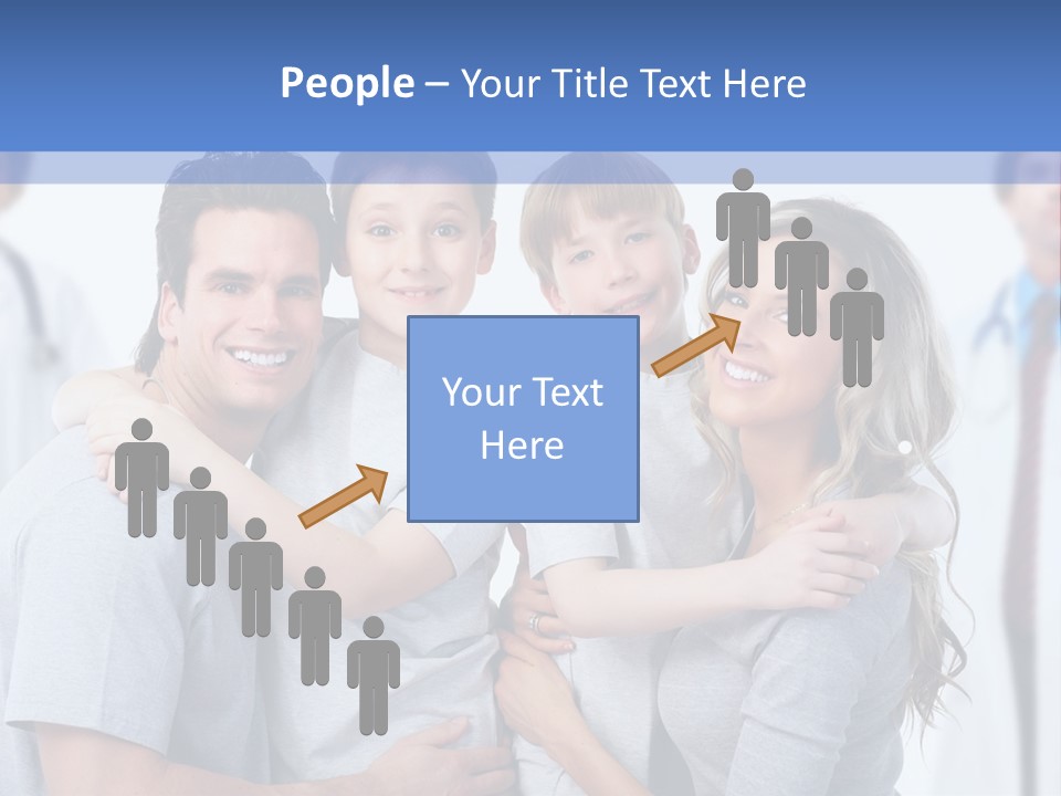 Family And Doctors PowerPoint Template