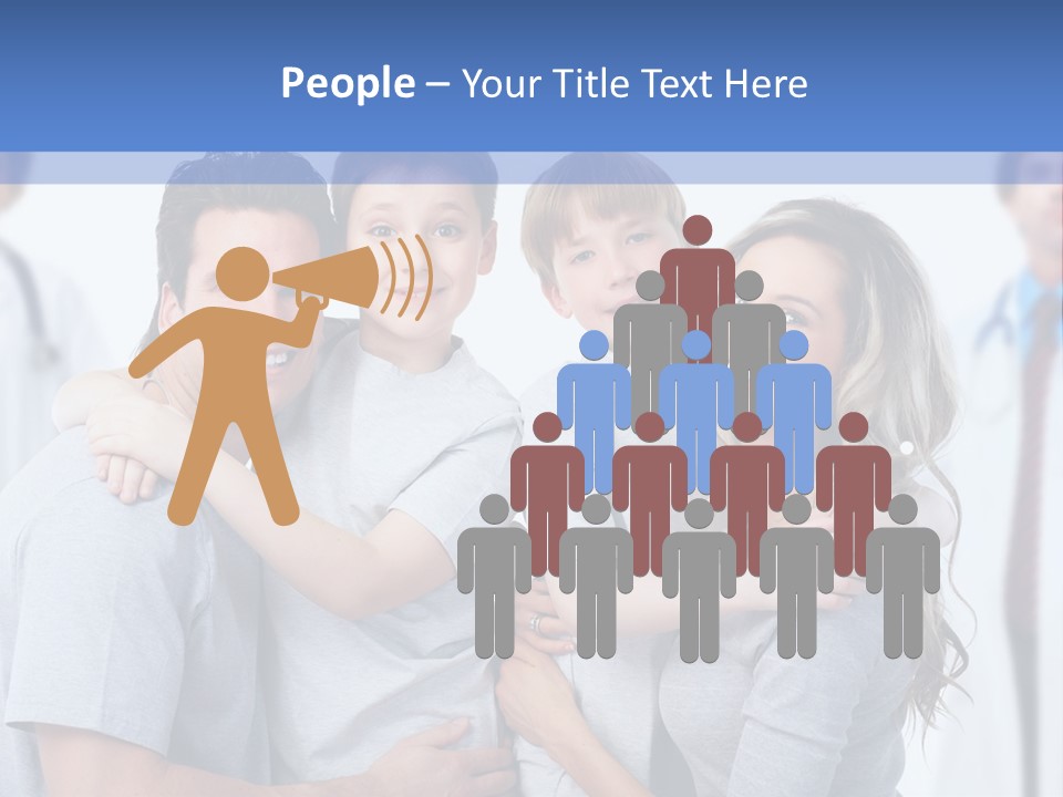 Family And Doctors PowerPoint Template