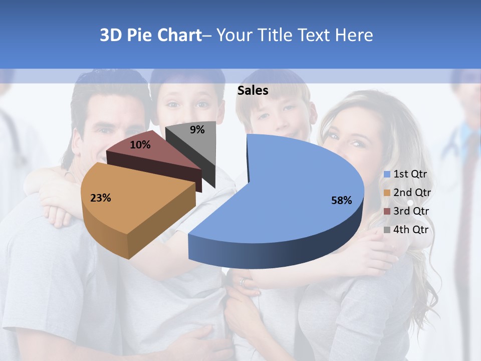 Family And Doctors PowerPoint Template