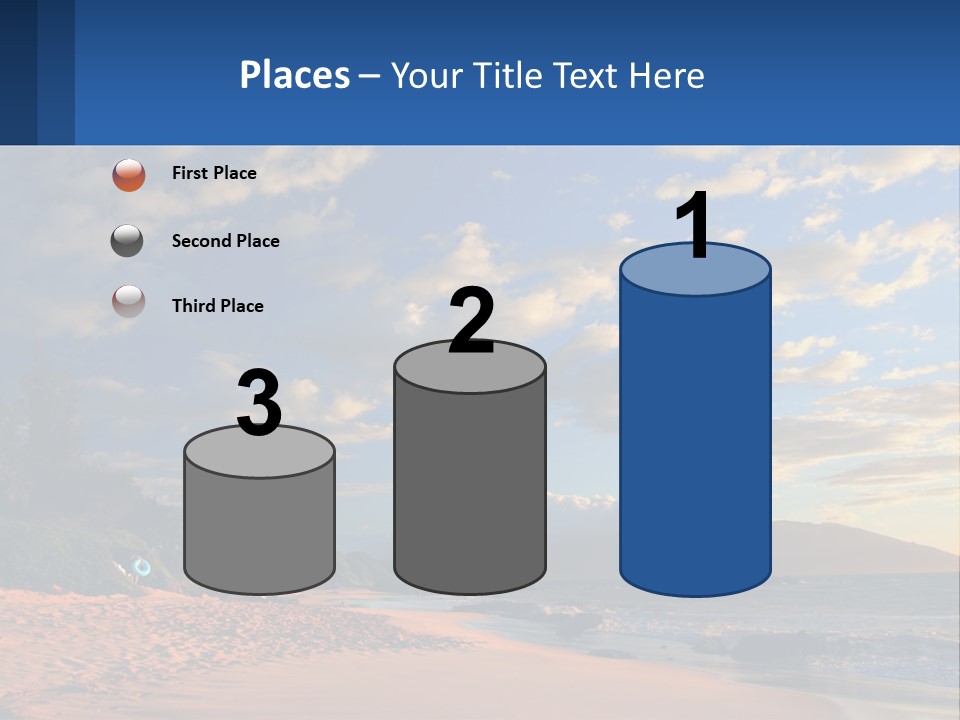 Sky With Clouds PowerPoint Template