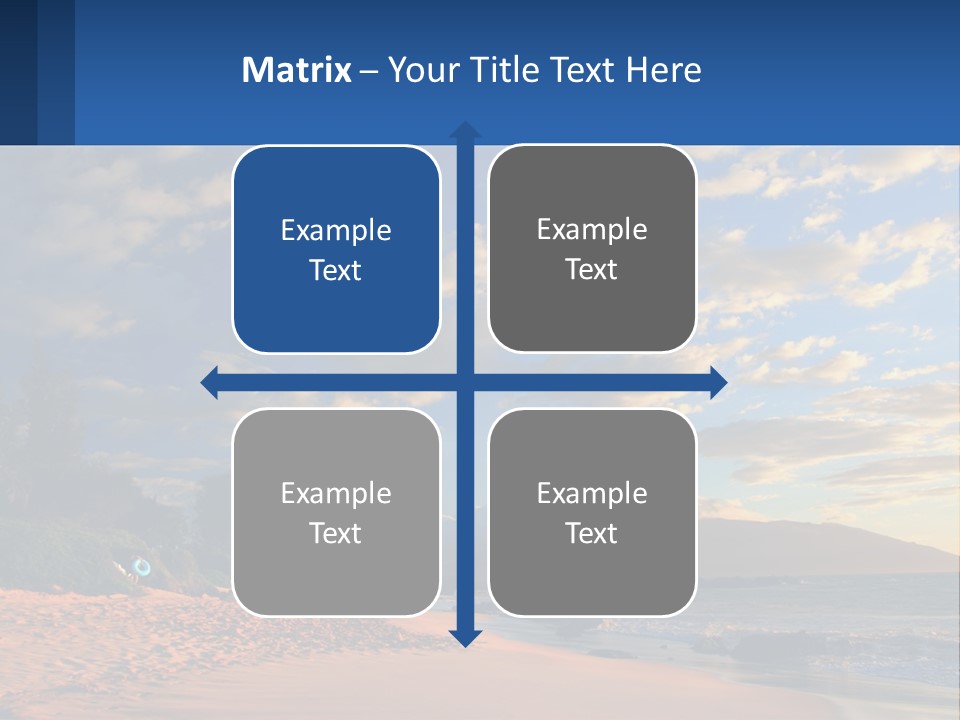 Sky With Clouds PowerPoint Template