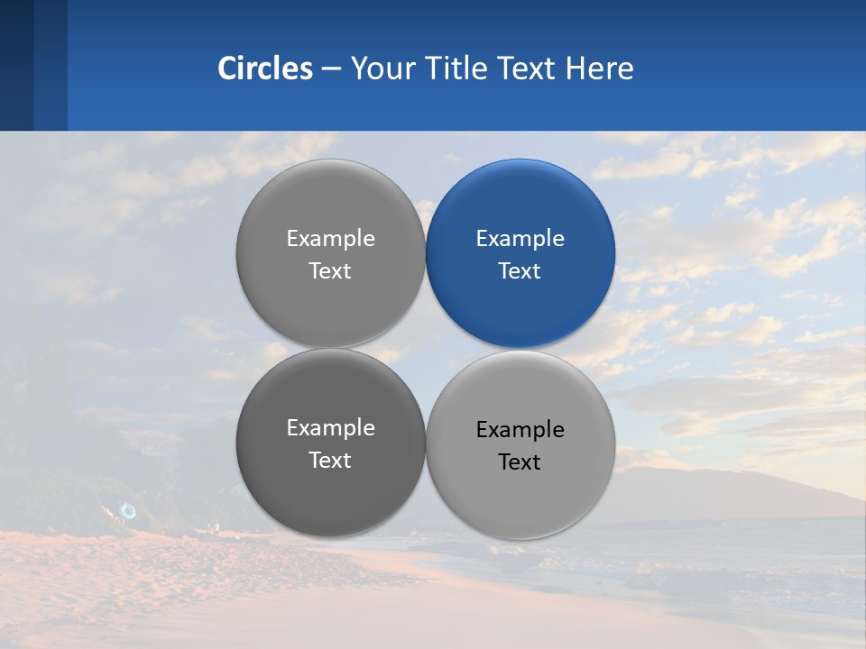 Sky With Clouds PowerPoint Template