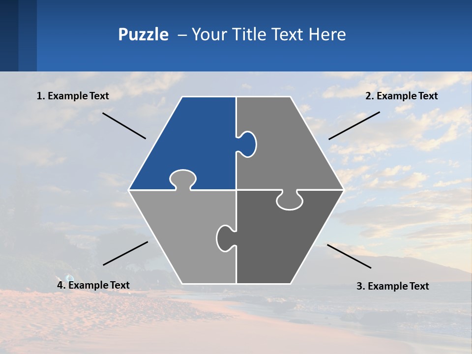 Sky With Clouds PowerPoint Template