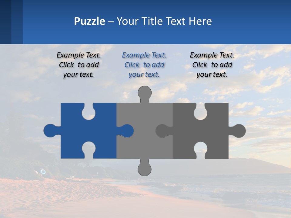 Sky With Clouds PowerPoint Template