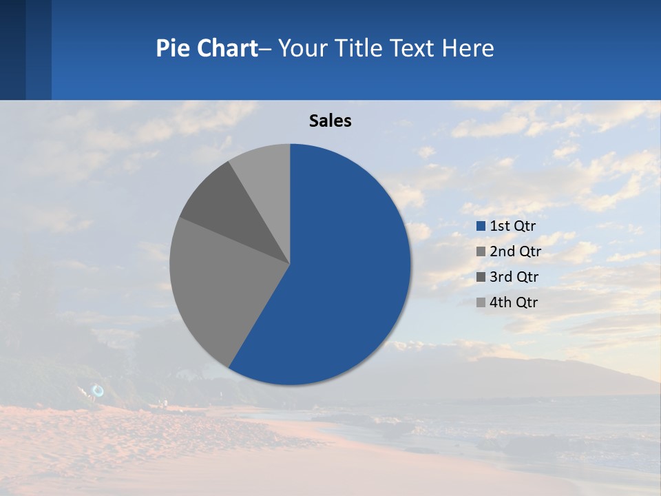 Sky With Clouds PowerPoint Template