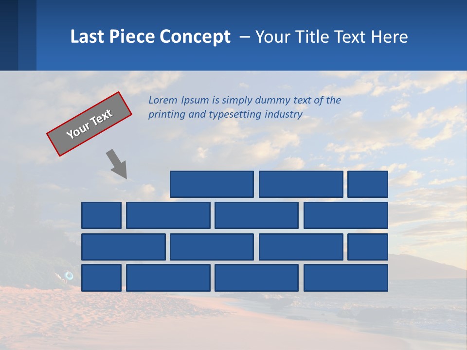 Sky With Clouds PowerPoint Template