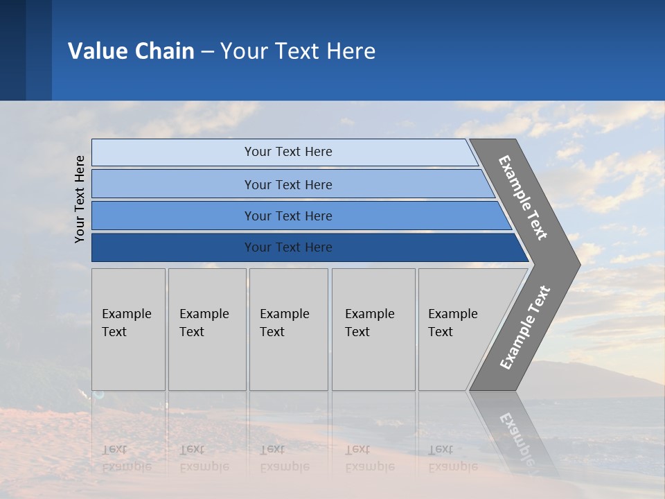 Sky With Clouds PowerPoint Template