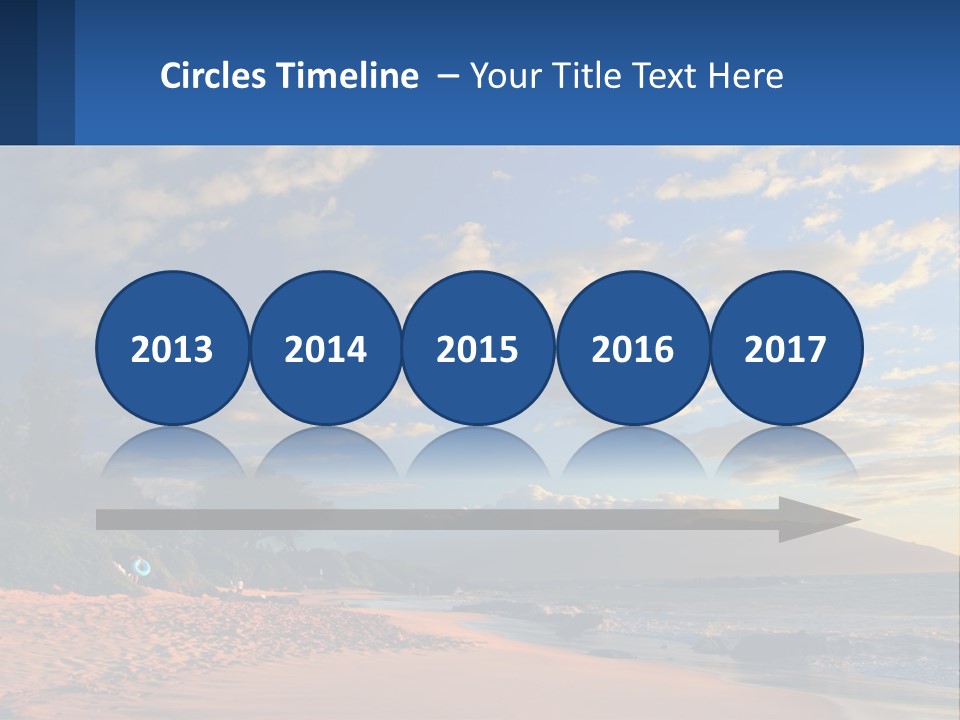 Sky With Clouds PowerPoint Template