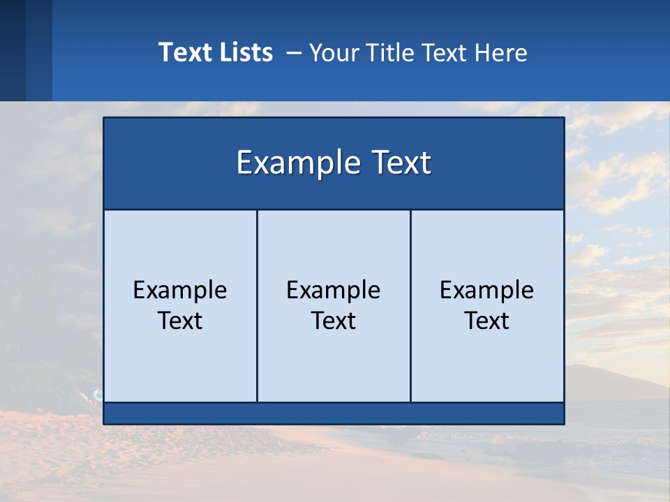 Sky With Clouds PowerPoint Template