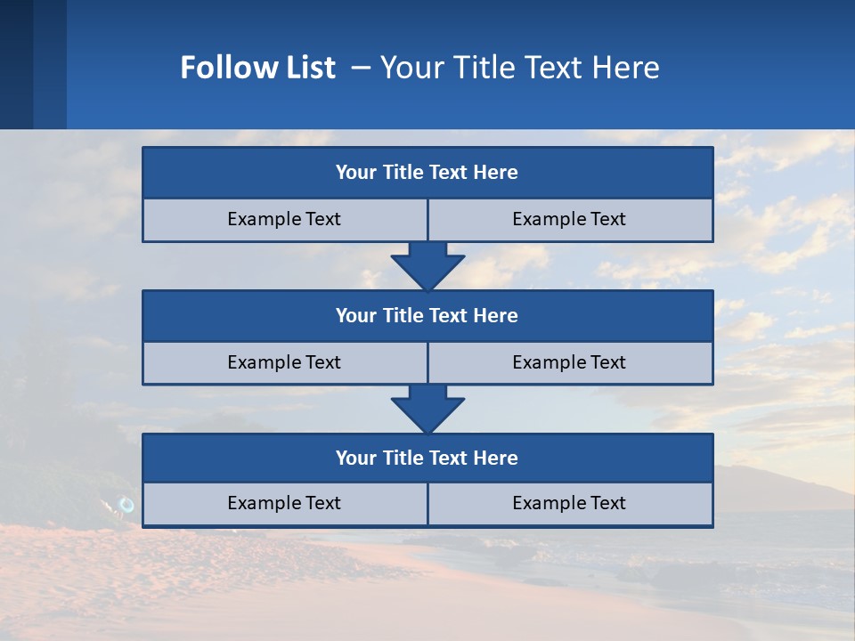 Sky With Clouds PowerPoint Template