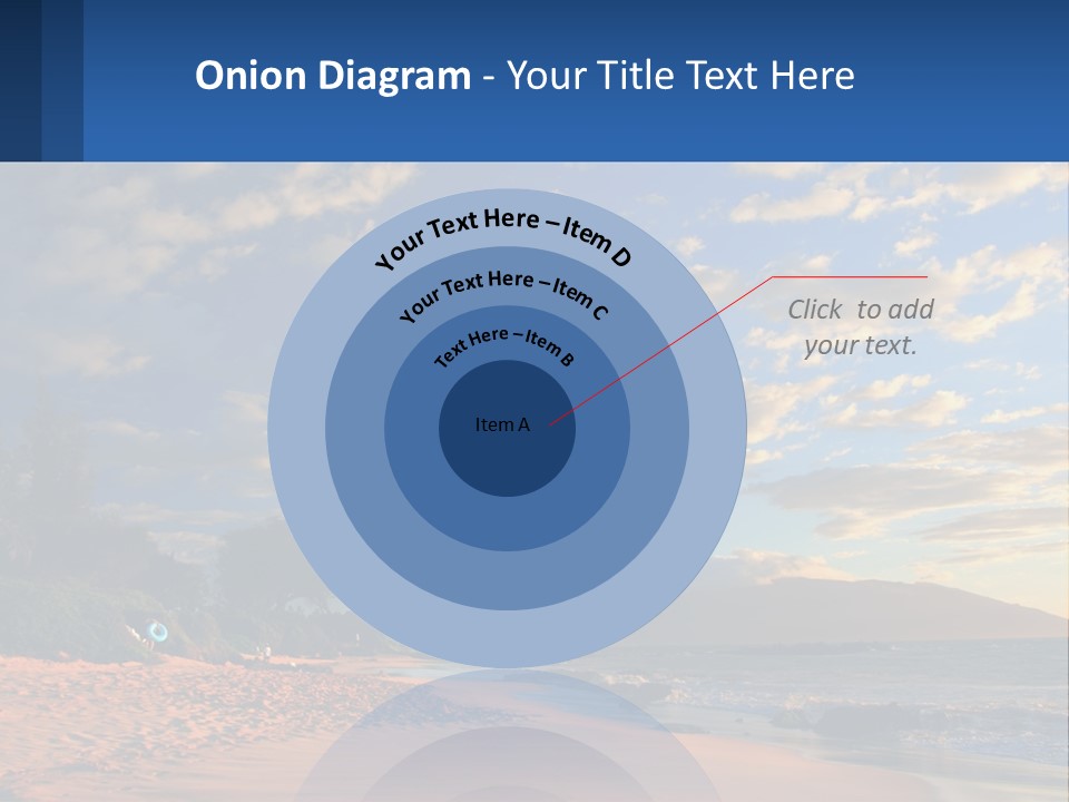 Sky With Clouds PowerPoint Template